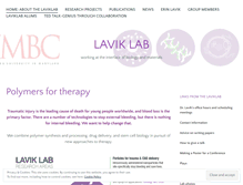 Tablet Screenshot of laviklab.org